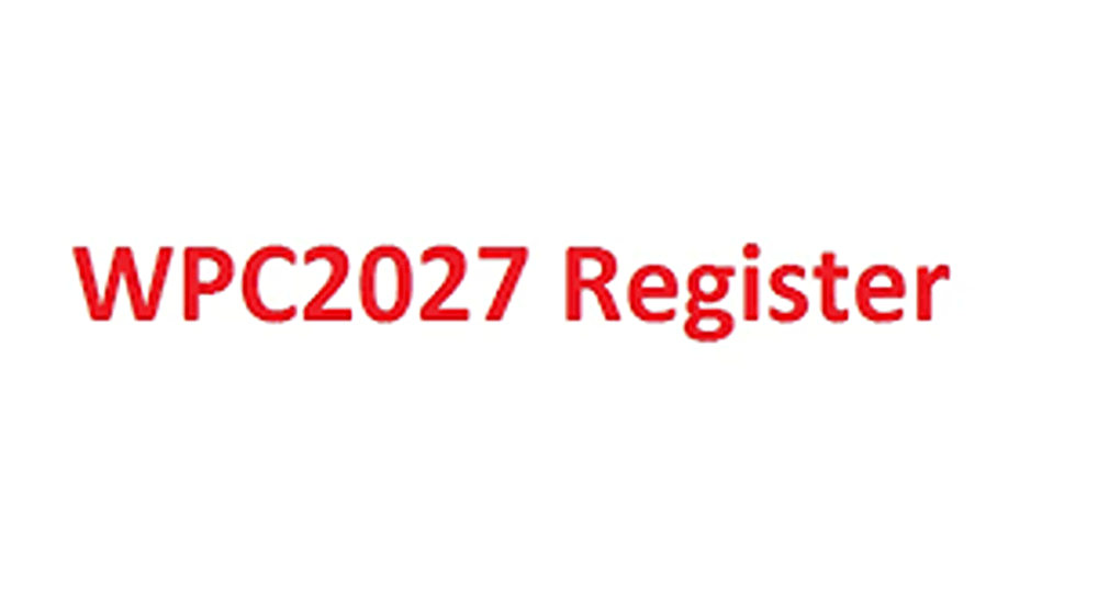 How to Register at WPC2027